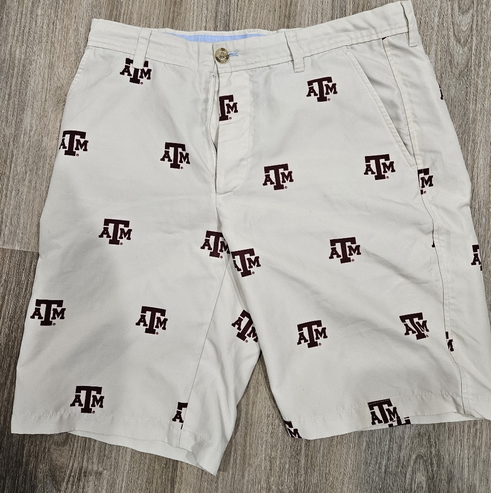 Men's Cream Shorts A&M